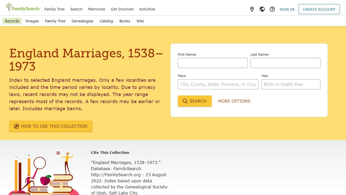 England Marriages, 1538–1973 • FamilySearch